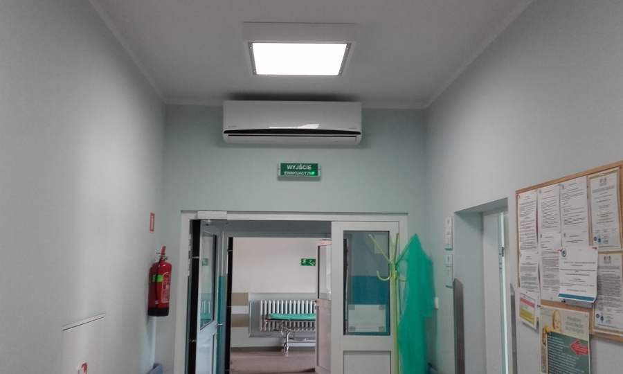 Montaż klimatyzacji - Nowy Szpital we Wschowie